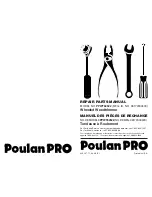 Предварительный просмотр 1 страницы Poulan Pro Poulan Pro 96172000403 Repair Parts Manual