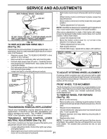 Preview for 21 page of Poulan Pro POULANPRO PRK17H42STB Owner'S Manual