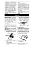 Preview for 22 page of Poulan Pro PP025 Instruction Manual