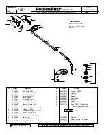 Предварительный просмотр 1 страницы Poulan Pro PP033 Parts List