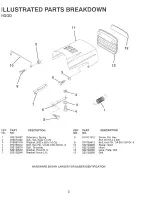 Предварительный просмотр 3 страницы Poulan Pro PP1136 Repair Parts Manual