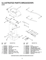 Предварительный просмотр 8 страницы Poulan Pro PP1136 Repair Parts Manual