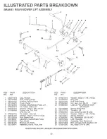 Предварительный просмотр 13 страницы Poulan Pro PP1136 Repair Parts Manual