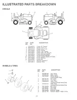 Предварительный просмотр 17 страницы Poulan Pro PP1136 Repair Parts Manual