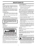 Preview for 15 page of Poulan Pro PP1150E27 Owner'S Manual