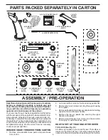 Предварительный просмотр 4 страницы Poulan Pro PP115E27 Owner'S Manual