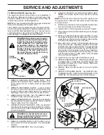 Предварительный просмотр 17 страницы Poulan Pro PP115E27 Owner'S Manual