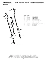 Предварительный просмотр 28 страницы Poulan Pro PP115E27 Owner'S Manual