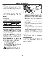 Preview for 18 page of Poulan Pro PP155H42 Operator'S Manual