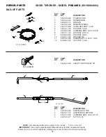 Предварительный просмотр 38 страницы Poulan Pro PP1850ES Owner'S Manual