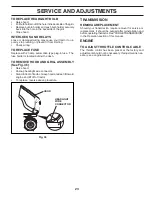 Preview for 23 page of Poulan Pro PP19H46 Operator'S Manual