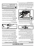 Preview for 40 page of Poulan Pro PP19H46 Operator'S Manual