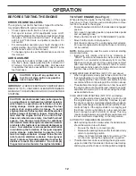 Preview for 12 page of Poulan Pro PP22KA42 Operator'S Manual