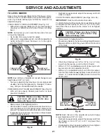 Preview for 21 page of Poulan Pro PP22KA42 Operator'S Manual