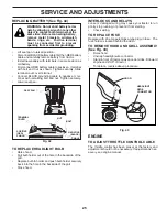 Preview for 25 page of Poulan Pro PP22VA48 Operator'S Manual