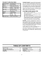 Preview for 4 page of Poulan Pro PP22VH46 Operator'S Manual