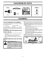 Preview for 5 page of Poulan Pro PP22VH46 Operator'S Manual