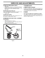 Preview for 23 page of Poulan Pro PP22VH46 Operator'S Manual