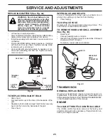 Предварительный просмотр 25 страницы Poulan Pro PP22VH48 Operator'S Manual