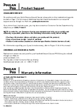 Preview for 12 page of Poulan Pro PP230 Owner'S Manual