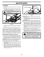 Preview for 22 page of Poulan Pro PP24KA54 Operator'S Manual