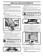 Предварительный просмотр 23 страницы Poulan Pro PP24VA54 Operator'S Manual