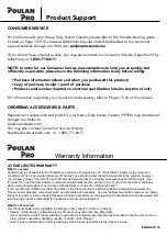 Preview for 15 page of Poulan Pro PP350 Owner'S Manual