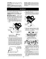 Preview for 27 page of Poulan Pro PP4218AV Instruction Manual