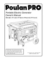 Poulan Pro PP4300 Owner'S Manual preview