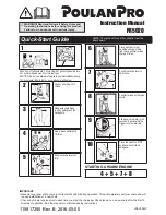 Preview for 1 page of Poulan Pro pp5020 Instruction Manual And Quick Start Manual