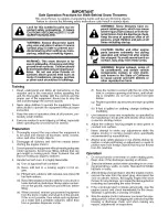 Предварительный просмотр 2 страницы Poulan Pro PP5524ES Owner'S Manual