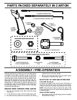 Предварительный просмотр 4 страницы Poulan Pro PP7527ES Owner'S Manual