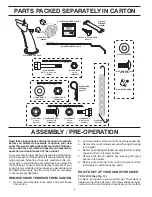 Предварительный просмотр 4 страницы Poulan Pro PP800EPS24 Owner'S Manual