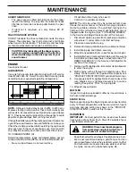 Предварительный просмотр 14 страницы Poulan Pro PP8527ES Owner'S Manual