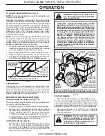 Предварительный просмотр 12 страницы Poulan Pro PP927ESA Owner'S Manual