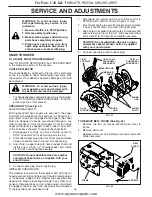 Предварительный просмотр 16 страницы Poulan Pro PP927ESA Owner'S Manual