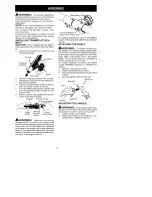 Предварительный просмотр 7 страницы Poulan Pro PPB250E Instruction Manual