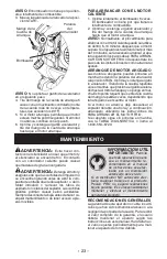 Preview for 23 page of Poulan Pro PPBV25 Instruction Manual