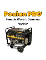 Preview for 1 page of Poulan Pro PPG 6000 Service Manual