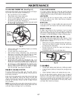 Предварительный просмотр 17 страницы Poulan Pro PPH23B48 Operator'S Manual