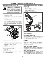 Предварительный просмотр 24 страницы Poulan Pro PPH23B48 Operator'S Manual