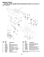 Предварительный просмотр 36 страницы Poulan Pro PPR2042STB Owner'S Manual