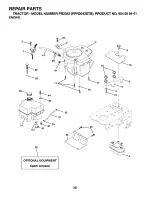 Предварительный просмотр 38 страницы Poulan Pro PPR2042STB Owner'S Manual