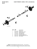 Предварительный просмотр 34 страницы Poulan Pro PR 271 Owner'S Manual