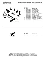 Предварительный просмотр 39 страницы Poulan Pro PR 271 Owner'S Manual