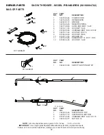 Предварительный просмотр 38 страницы Poulan Pro PR14527ES Owner'S Manual