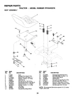 Preview for 36 page of Poulan Pro PR16H42STA Owner'S Manual