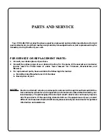 Preview for 48 page of Poulan Pro PR1742STC Owner'S Manual