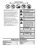 Preview for 3 page of Poulan Pro PR1742STD Owner'S Manual