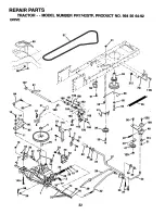 Предварительный просмотр 32 страницы Poulan Pro PR1742STF Owner'S Manual